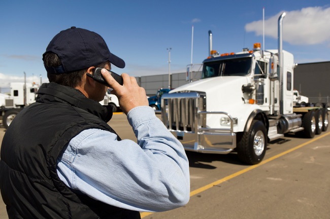 Shortage of parking facilities for trucks